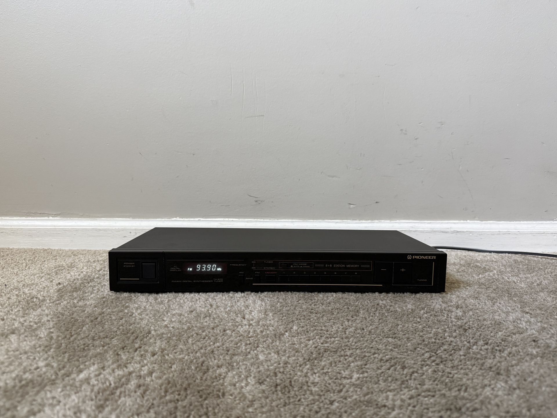 Pioneer TX-970 Home Stereo Audio Digital AM FM Radio Tuner 