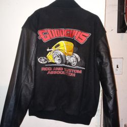 Good Guys Leather Jacket Exel Cond Size Med