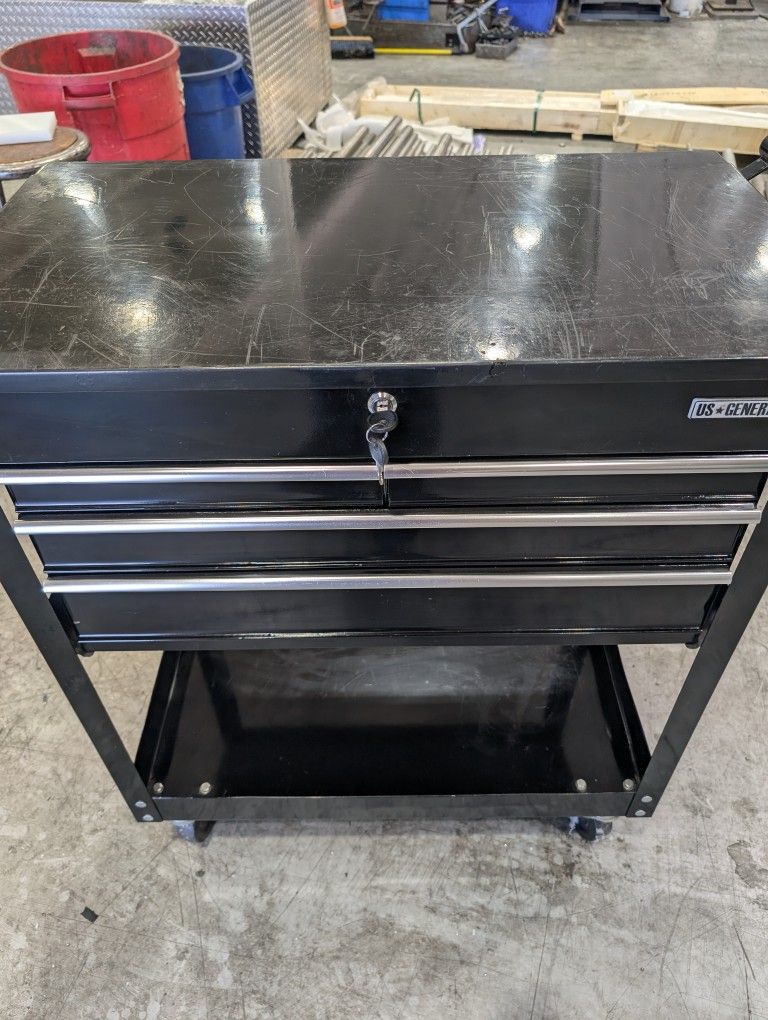Us General 4 Drawer Service Cart