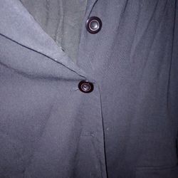 Jacket Blazer Woman's Large Black
