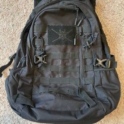 Black Tactical Backpack