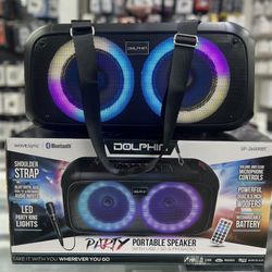 ‼️🔥EARLY BLACK FRIDAY🔥‼️2000W Dual 6.5” Rechargeable Party Speaker with carrying strap and MIC🔊🎶
