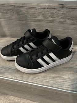 Kids 1.5K Black Velcro Adidas
