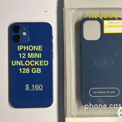 IPHONE 12 MINI, UNLOCKED, 128 GB