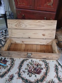 Wooden AMMUNITION MORTAR Stamped Box