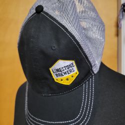 Limestone Brewers Richardson Style 111 Md/Lg Black Snapback Style Hat