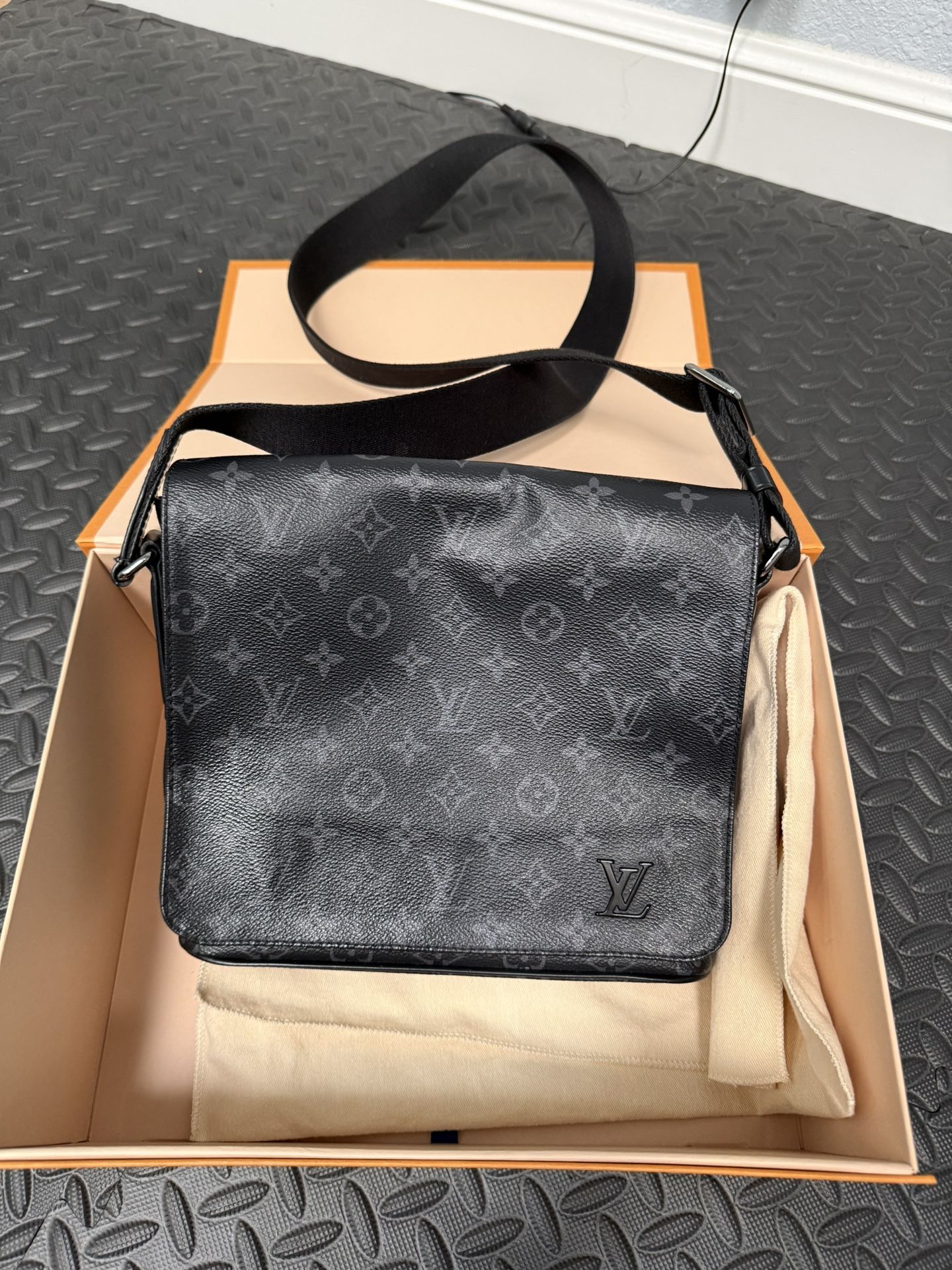 Louis Vuitton Monogram Eclipse Messenger Bag PM