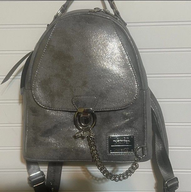 NWT Game of Thrones Daenerys Dragon Head Silver Mini Loungefly Backpack