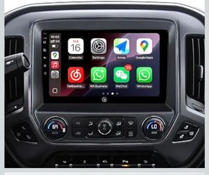 10.2'' Car Stereo Radio for GMC Sierra Chevy Silverado 2014-2018
HD Touchscreen Carplay/Android Auto/GPS/Bluetooth/AM/FM Radio/HD Backup Cam/SWC