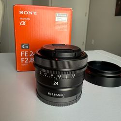 FE 24mm F2.8G Full-frame Ultra-compact G Lens for Sony