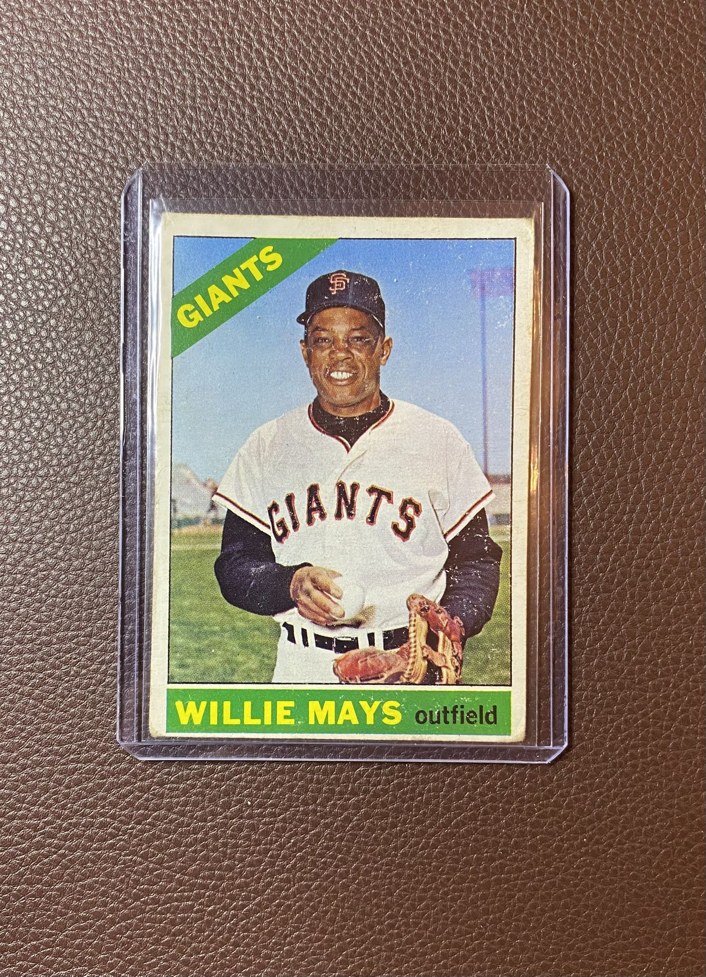 1966 Topps Willie Mays #1 Vintage HOF