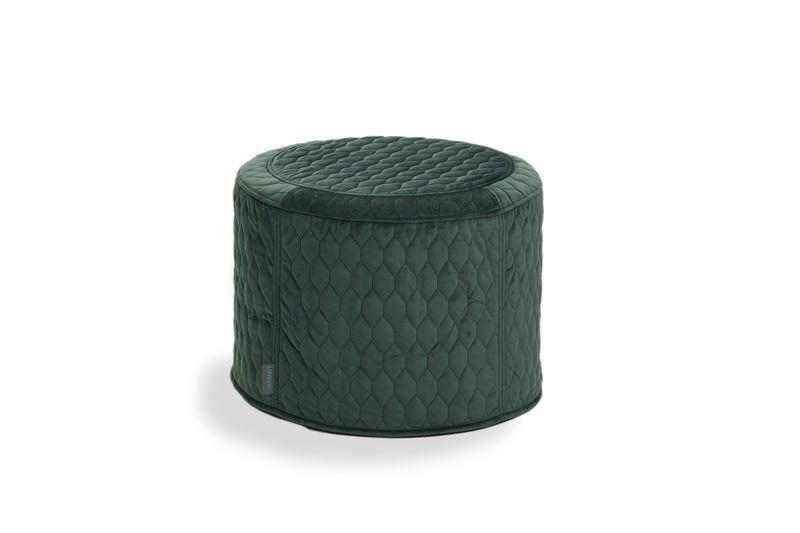 Lovesac Squattoman cover ONLY pine quilted velvet green
