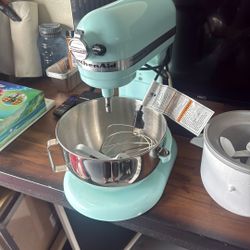 Kitchen Aid W/ Ice Cream Maker