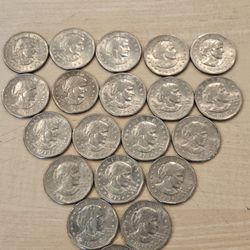 20 B Anthony's Collectibles Dollars Coins Limited Edition 