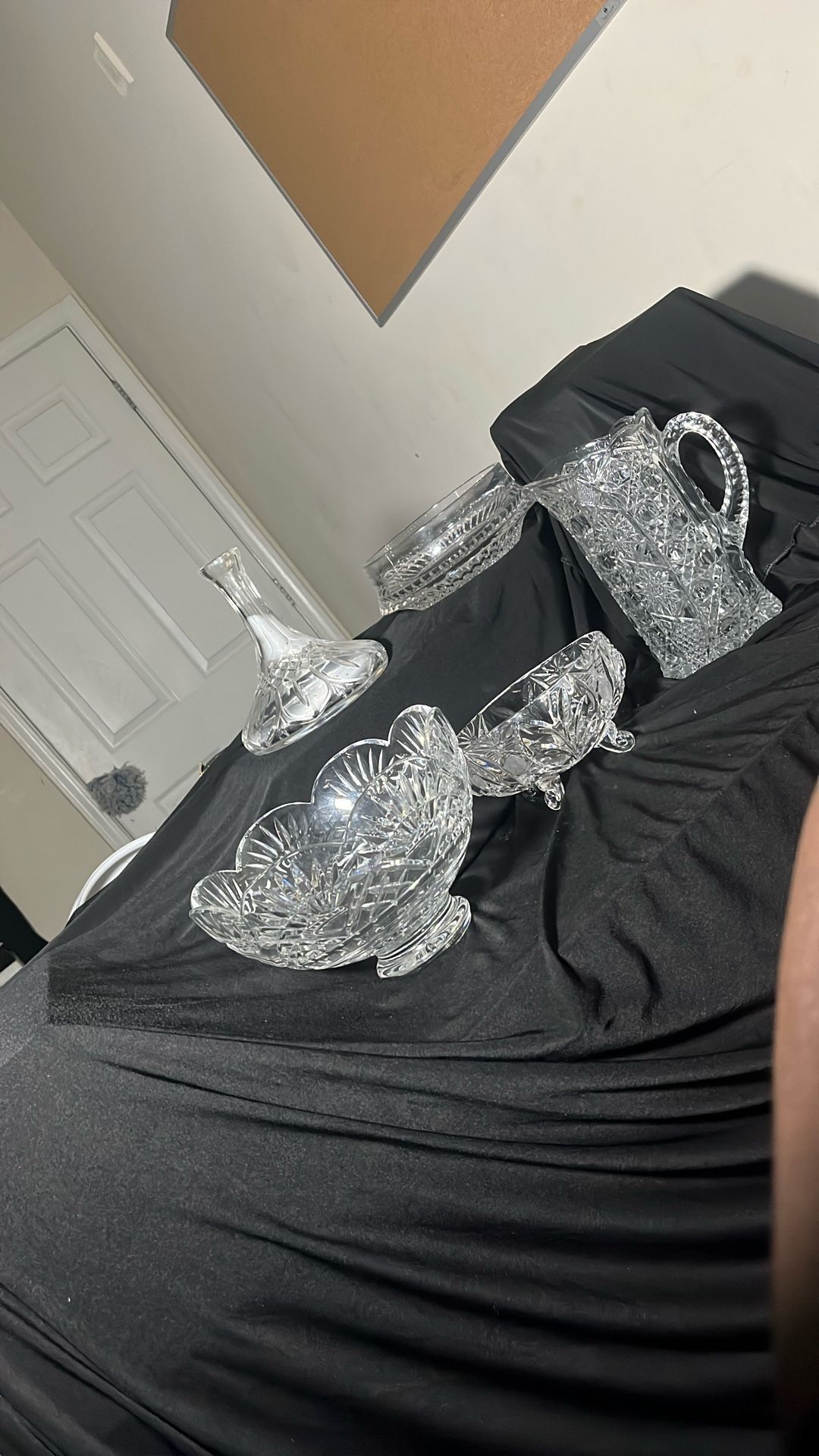 **Lot Of Vintage Crystal Ware**