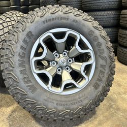 WE INSTALL  18" OEM Dodge Ram TRX GUNMETAL GRAY 2024 Wheels Rims GOODYEAR 95% W/ SENSORS