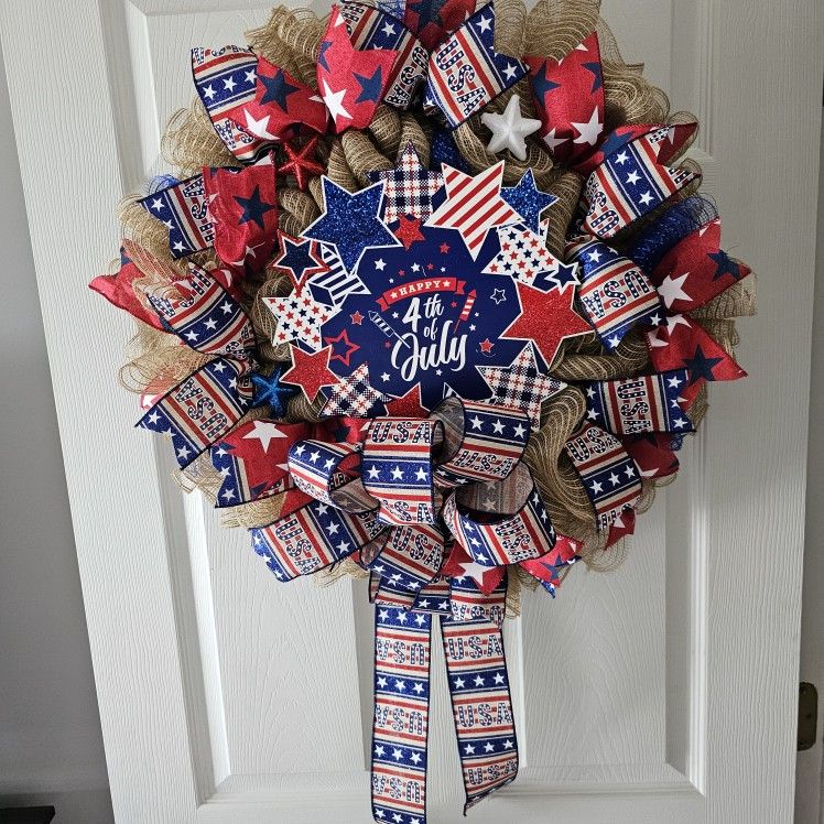 Fourth July Wreath