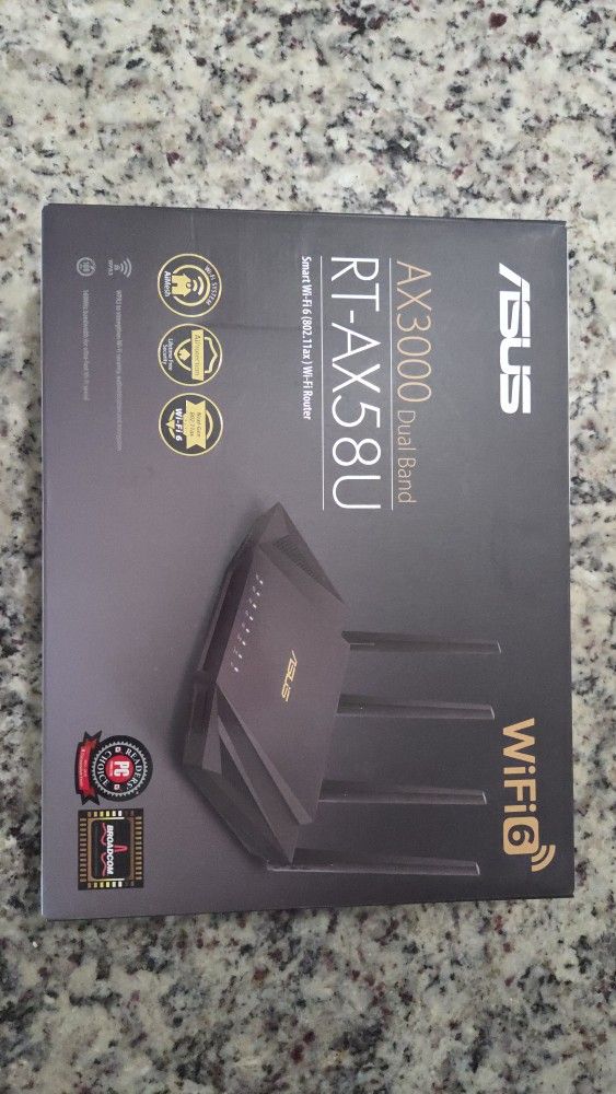 ASUS Dual Band Wi-Fi 6 Router 