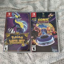 Nintendo Switch Games Sonic Racing And Pokemon Violet