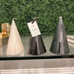 christmas tree candles. holiday candles