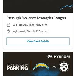 SNF Steelers vs Chargers 11/9/2025