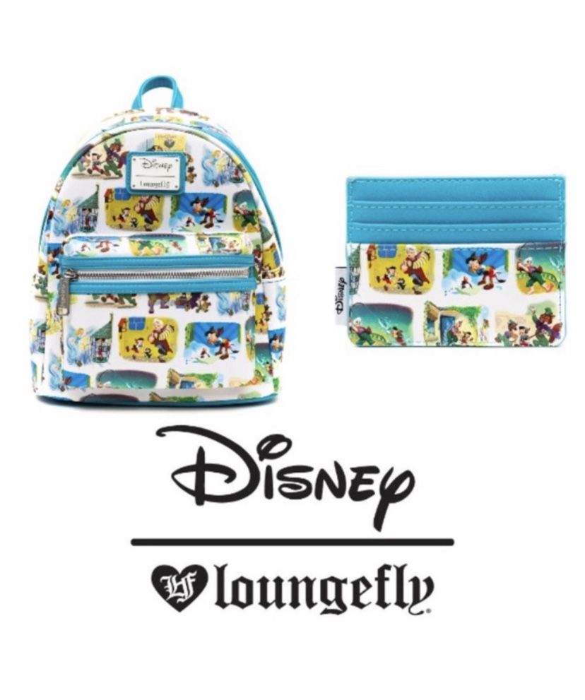 Disney Loungefly Pinocchio Bag & Card Wallet Set