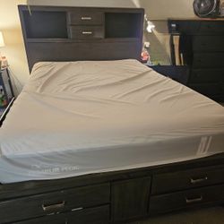 Queen Bed Frame Storage 