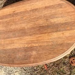 Solid Wood Coffee Table + 2 Matching End Tables