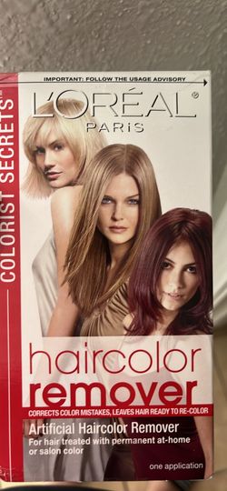 Hair dye removal