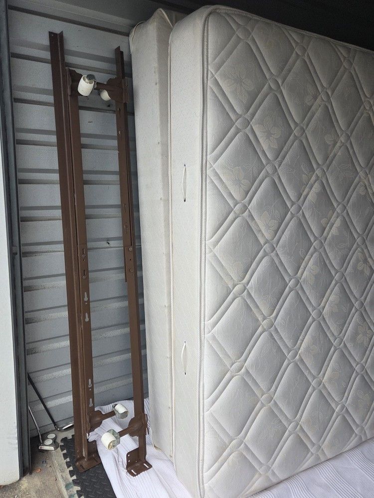 Full Mattress, Boxspring, And Frame