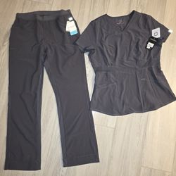 Women's Cherokee Scrubs In Grey Color 