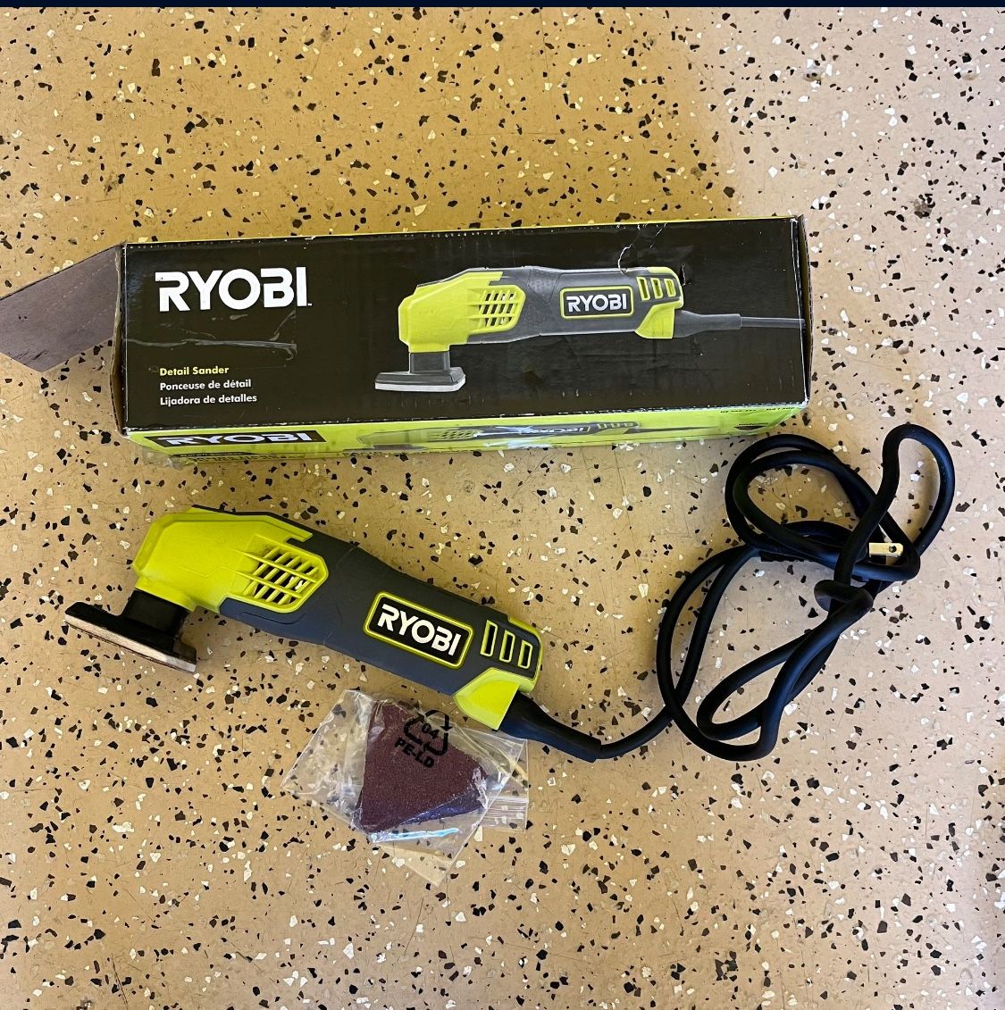 RYOBI 0.4 Amp Corded 2-7/8 in. Detail Sander 716