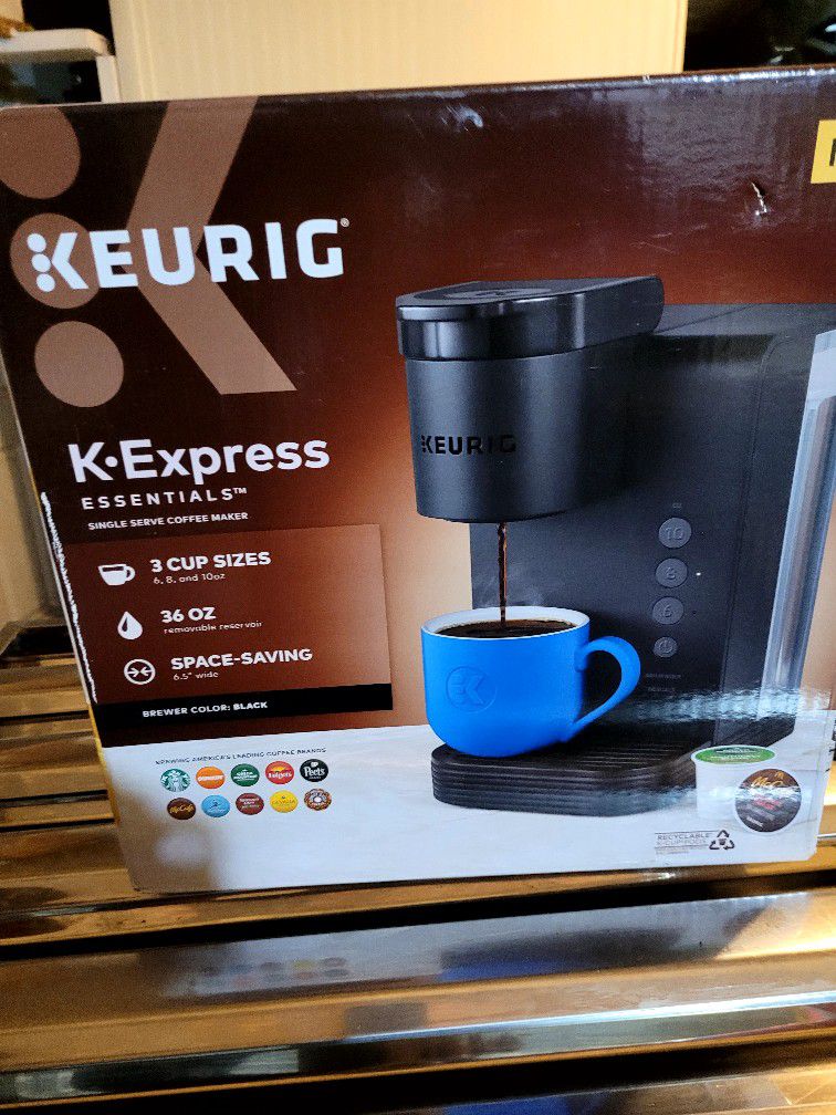 KEURIG K-EXPRESS  Coffee maker. Brand new in the unopened Box. $40.. Check out my site for other great deals. Thanks!