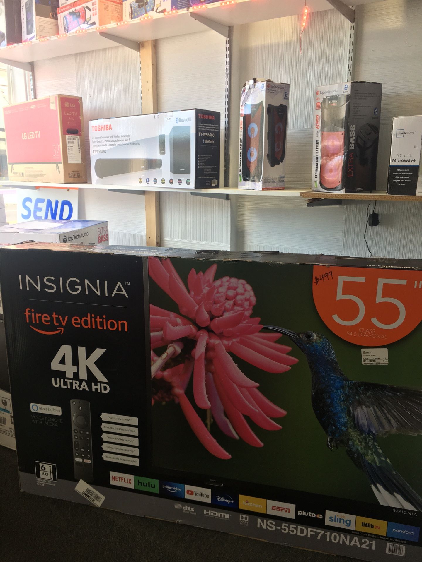 55” INSIGNIA FIRE EDITION $499