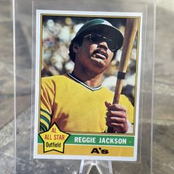 1976 Reggie Jackson Baseball Card 