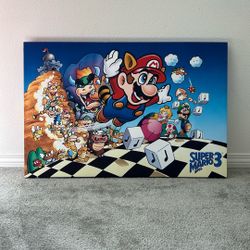New Super Mario Wall Art 
