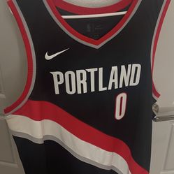 Blazers Lillard 2xl Jersey Authentic 