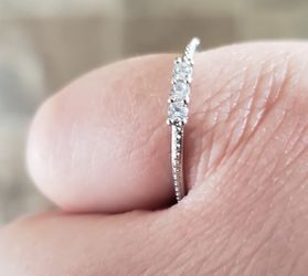 Silver ring size 8
