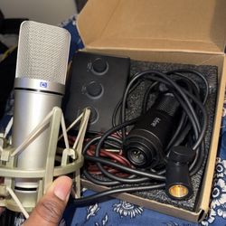 Audio Interface And Two Microphones 