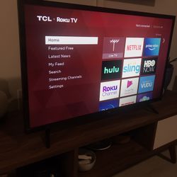 32 INCH TCL SMART ROKU TV (OBO)