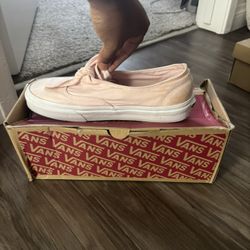 Authentic Pink Vans Knotted