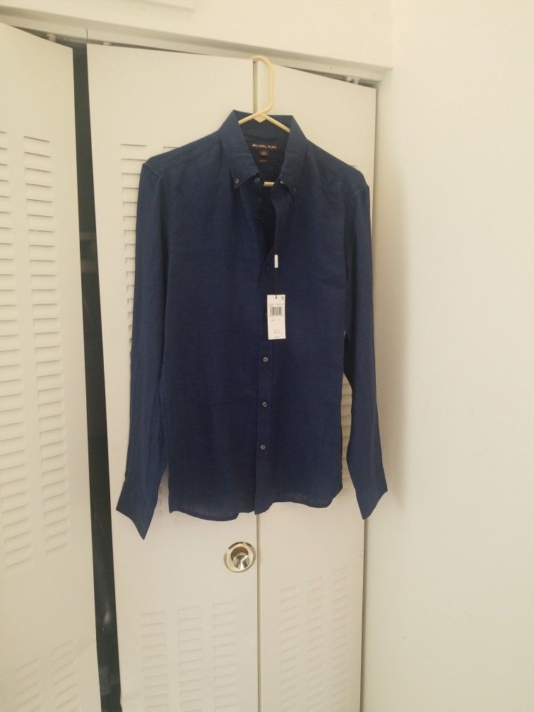 MENS LONG SLEEVE MICHAEL KORS SHIRT
