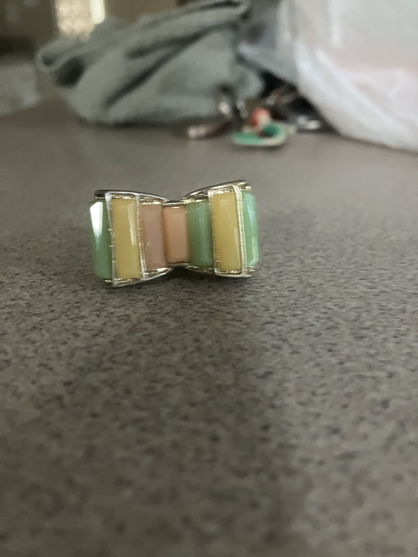 Pastel Color Bow Ring