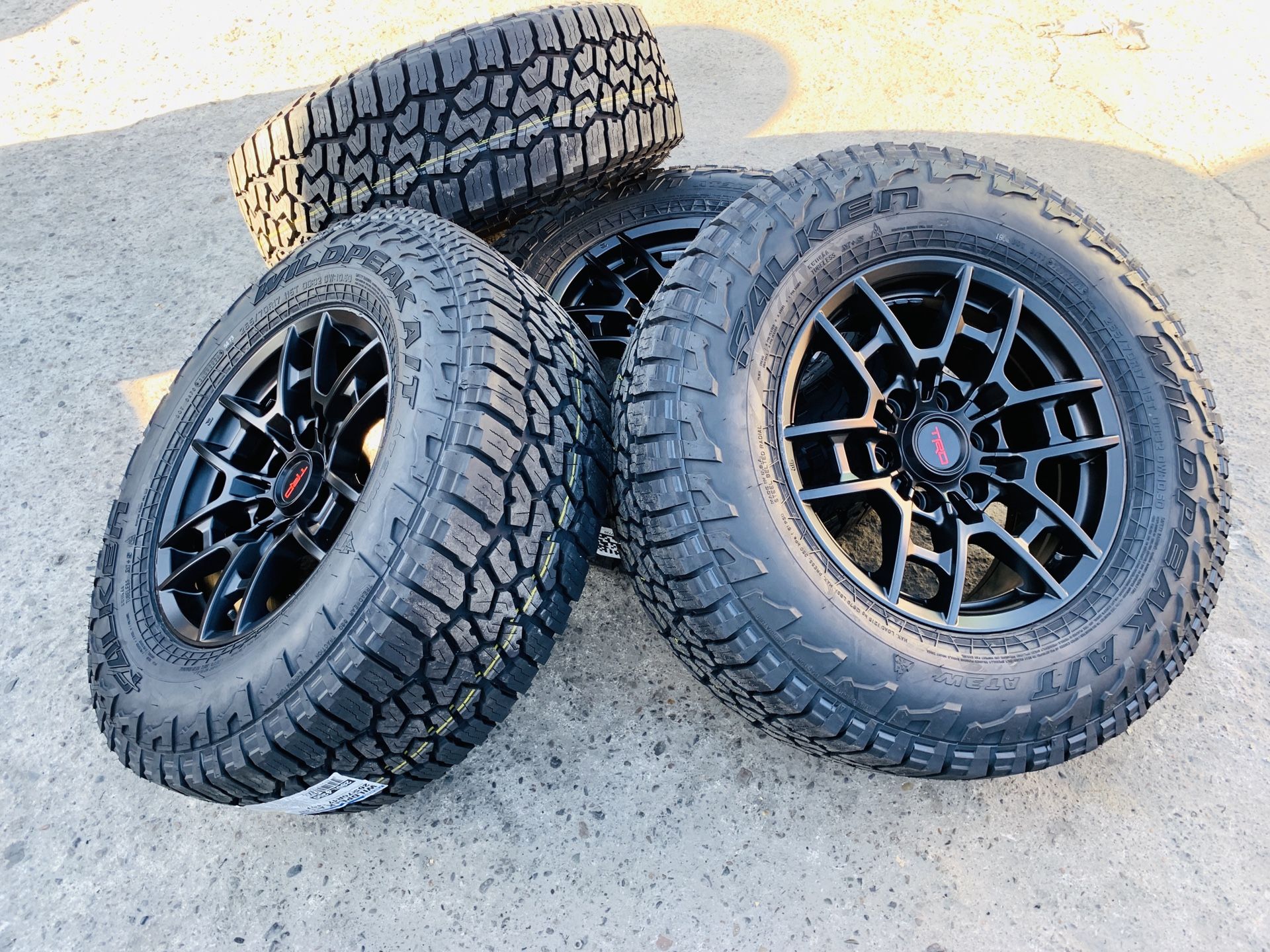 17” New trd Style rims and Falken tires AT3W 6 lug. (contact info removed)