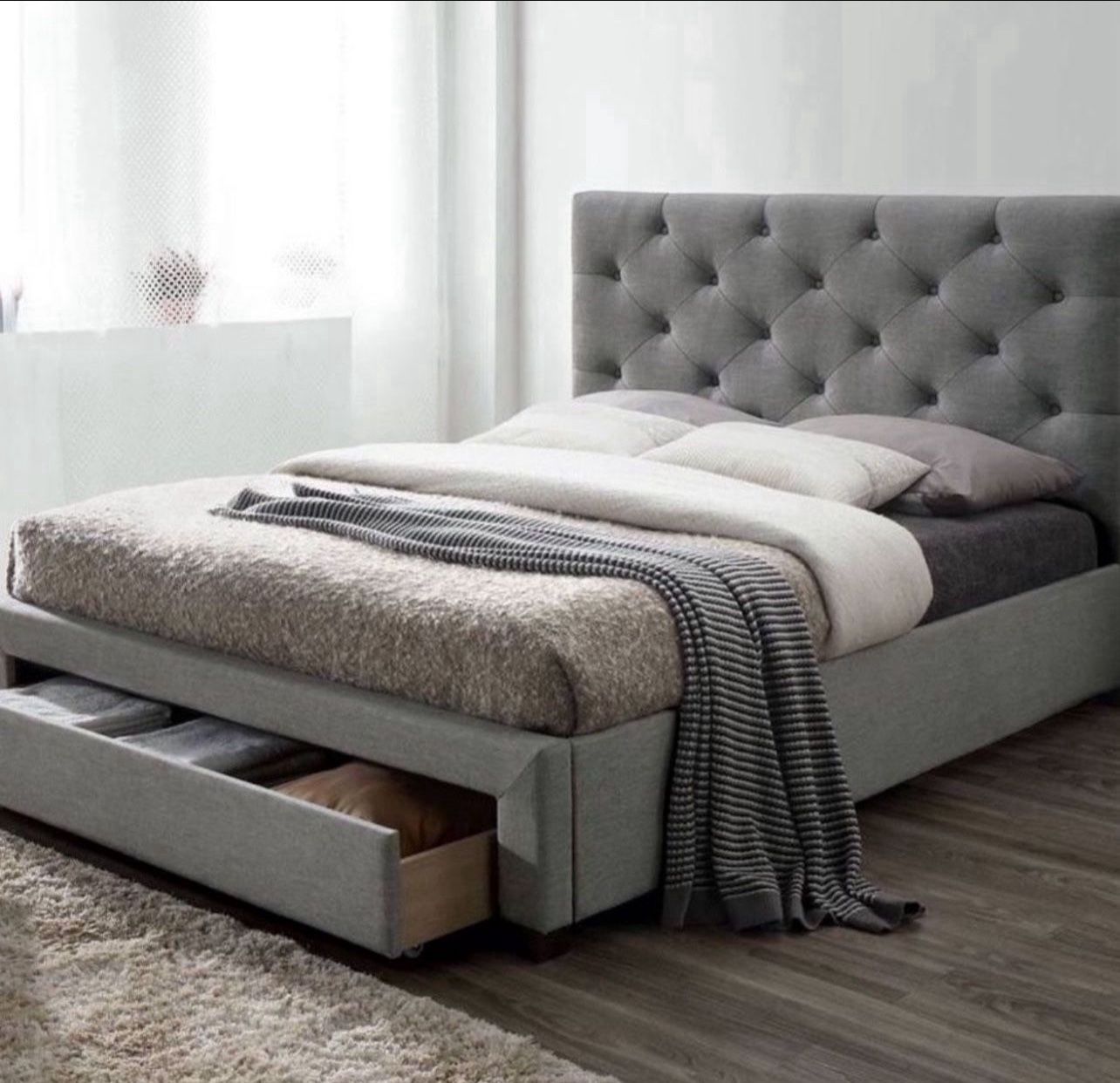 Twin Bed With Storage New