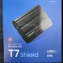 Brand New Samsung Portable SSD T7 Shield 4tb