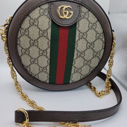 Gucci Ophidia GG Mini Round Shoulder Bag