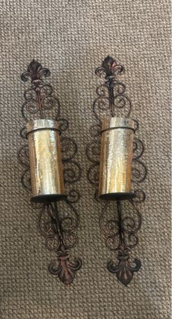 Farmhouse metal wall sconces