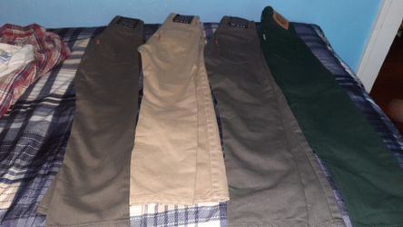 Boys levi size 8 shirts and pants
