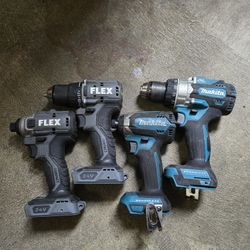 Flex& Makita Drills